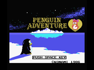 Penguin Adventure screenshot 2 for MSX
